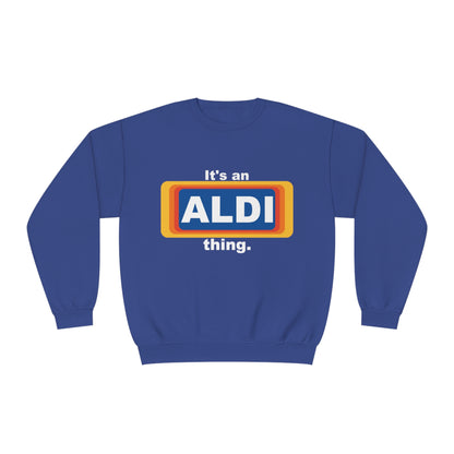 ALDI fan Parody - Unisex NuBlend® Crewneck Sweatshirt - OCDandApparel
