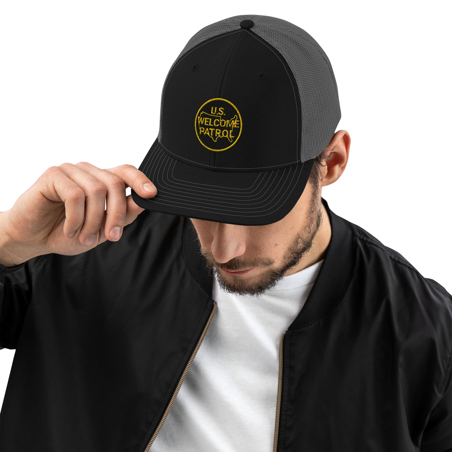 US Welcome Patrol Parody - Trucker Cap - OCDandApparel