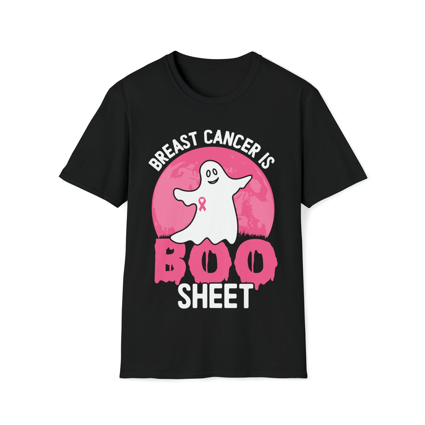 Breast Cancer Is Boo Sheet - Unisex Softstyle T-Shirt - Ohio Custom Designs & Apparel LLC