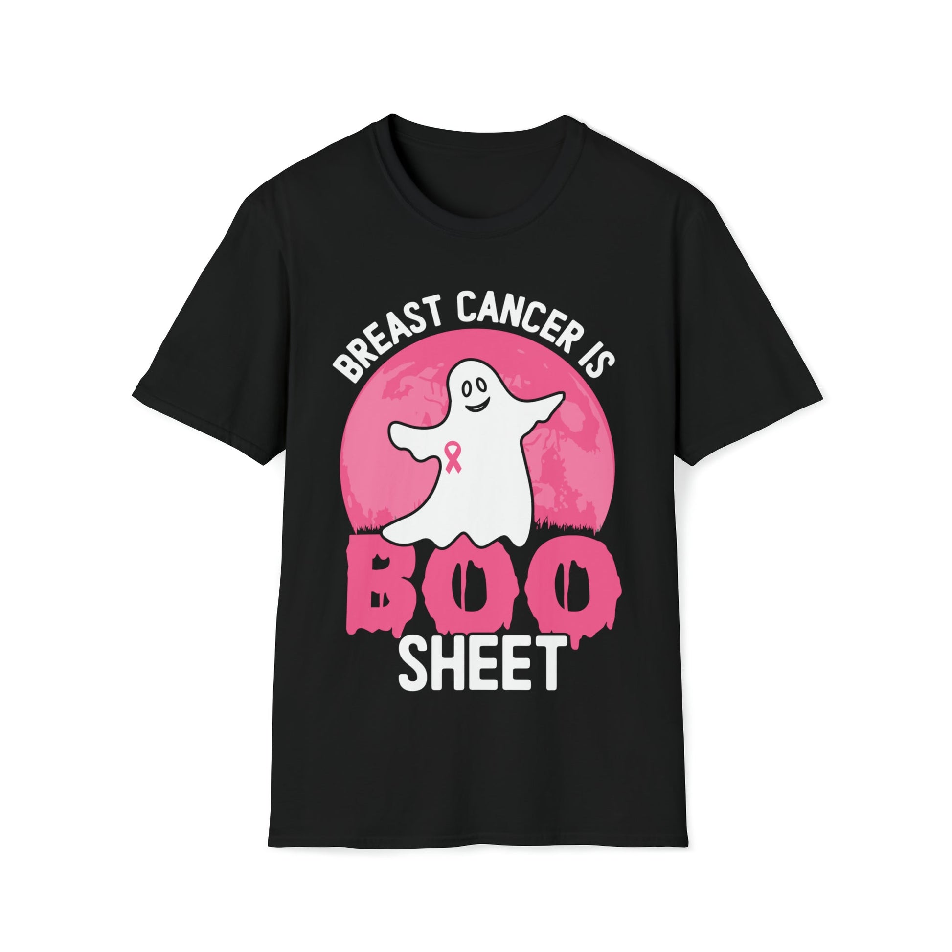Breast Cancer Is Boo Sheet - Unisex Softstyle T-Shirt - Ohio Custom Designs & Apparel LLC