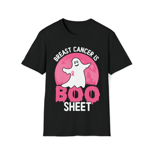 Breast Cancer Is Boo Sheet - Unisex Softstyle T-Shirt - Ohio Custom Designs & Apparel LLC