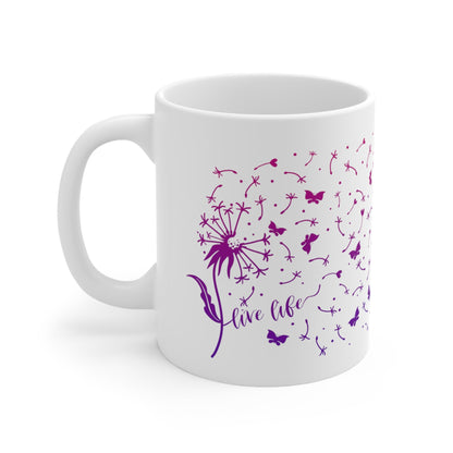 Ceramic Mug 11oz - Scatter Kindness Love and Hope - Ohio Custom Designs & Apparel LLC