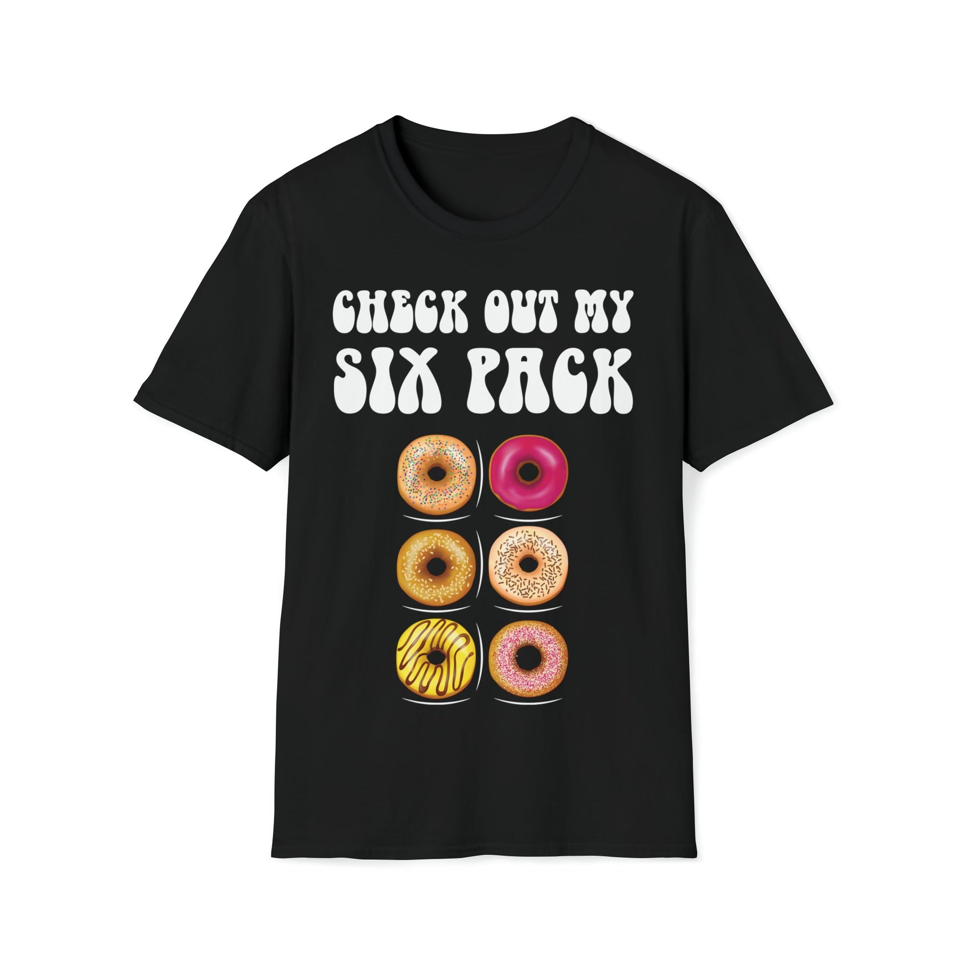 Check Out My Six Pack - Unisex Softstyle T-Shirt - Ohio Custom Designs & Apparel LLC