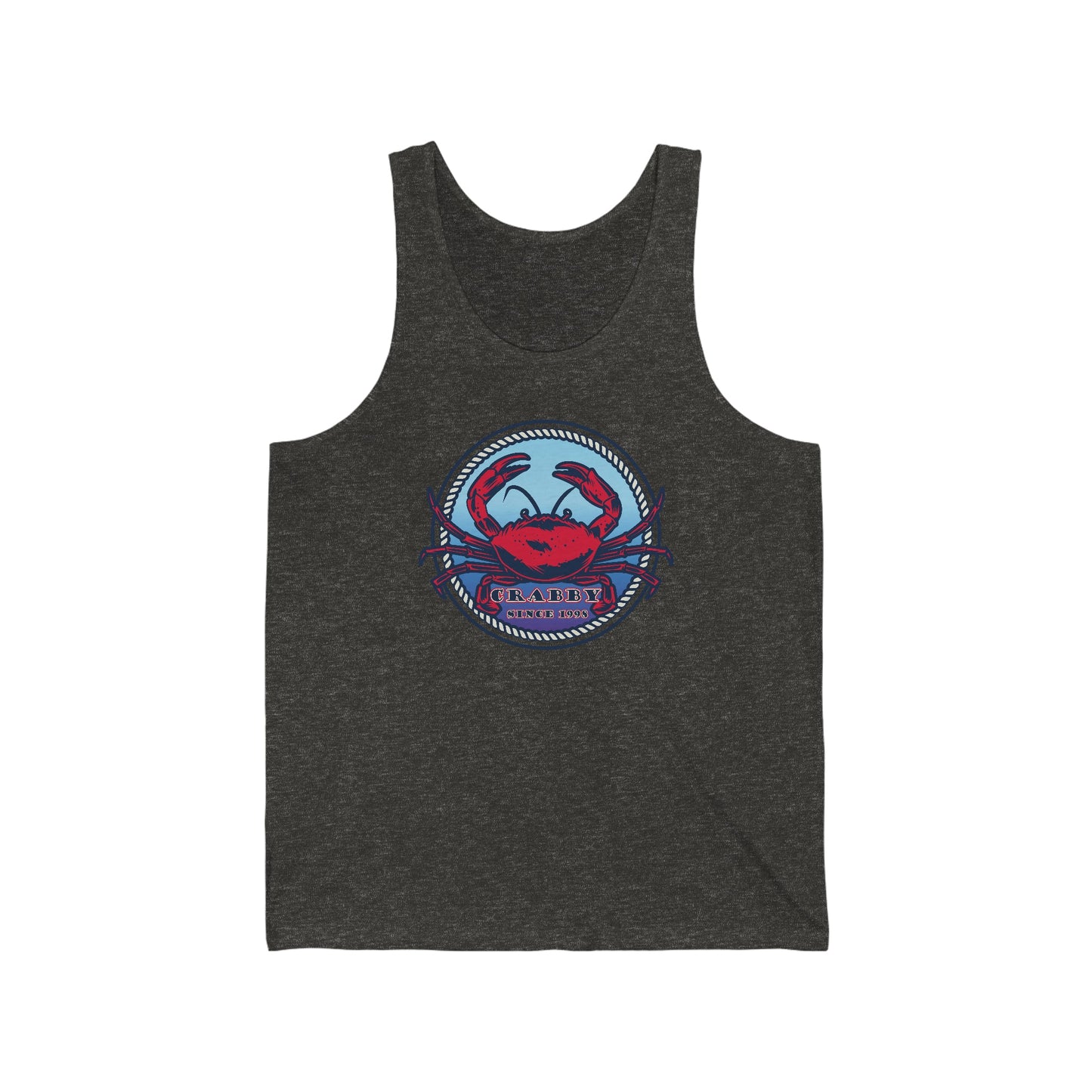 Crabby Crab - Unisex Jersey Tank - Ohio Custom Designs & Apparel LLC