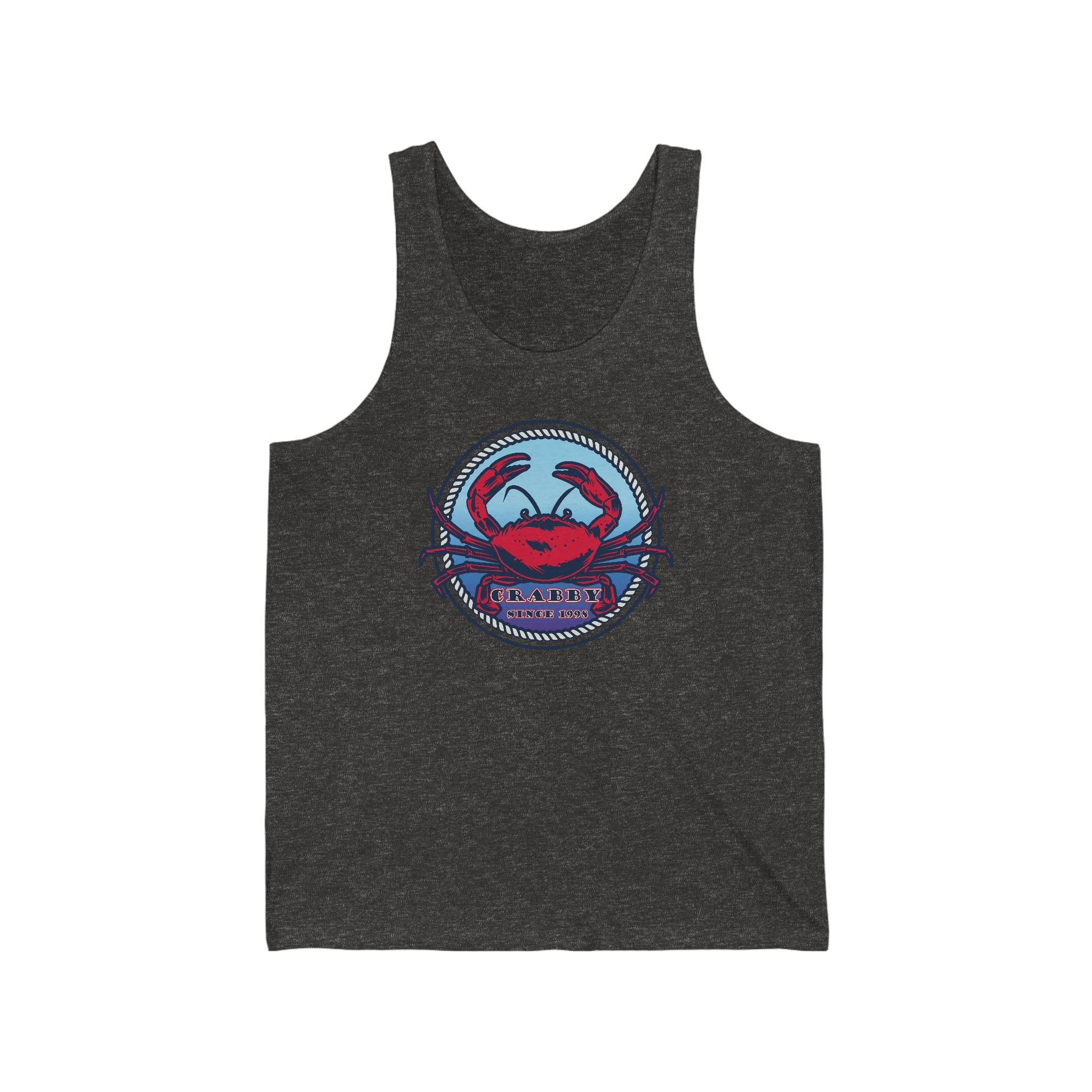 Crabby Crab - Unisex Jersey Tank - Ohio Custom Designs & Apparel LLC