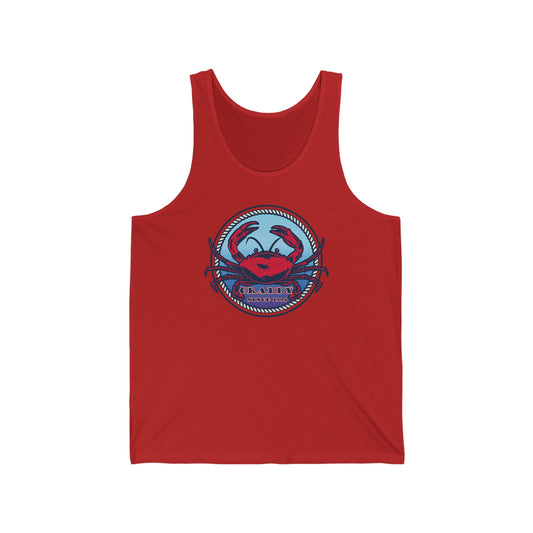 Crabby Crab - Unisex Jersey Tank - Ohio Custom Designs & Apparel LLC