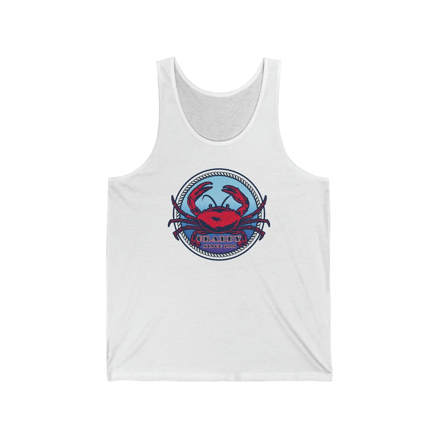 Crabby Crab - Unisex Jersey Tank - Ohio Custom Designs & Apparel LLC