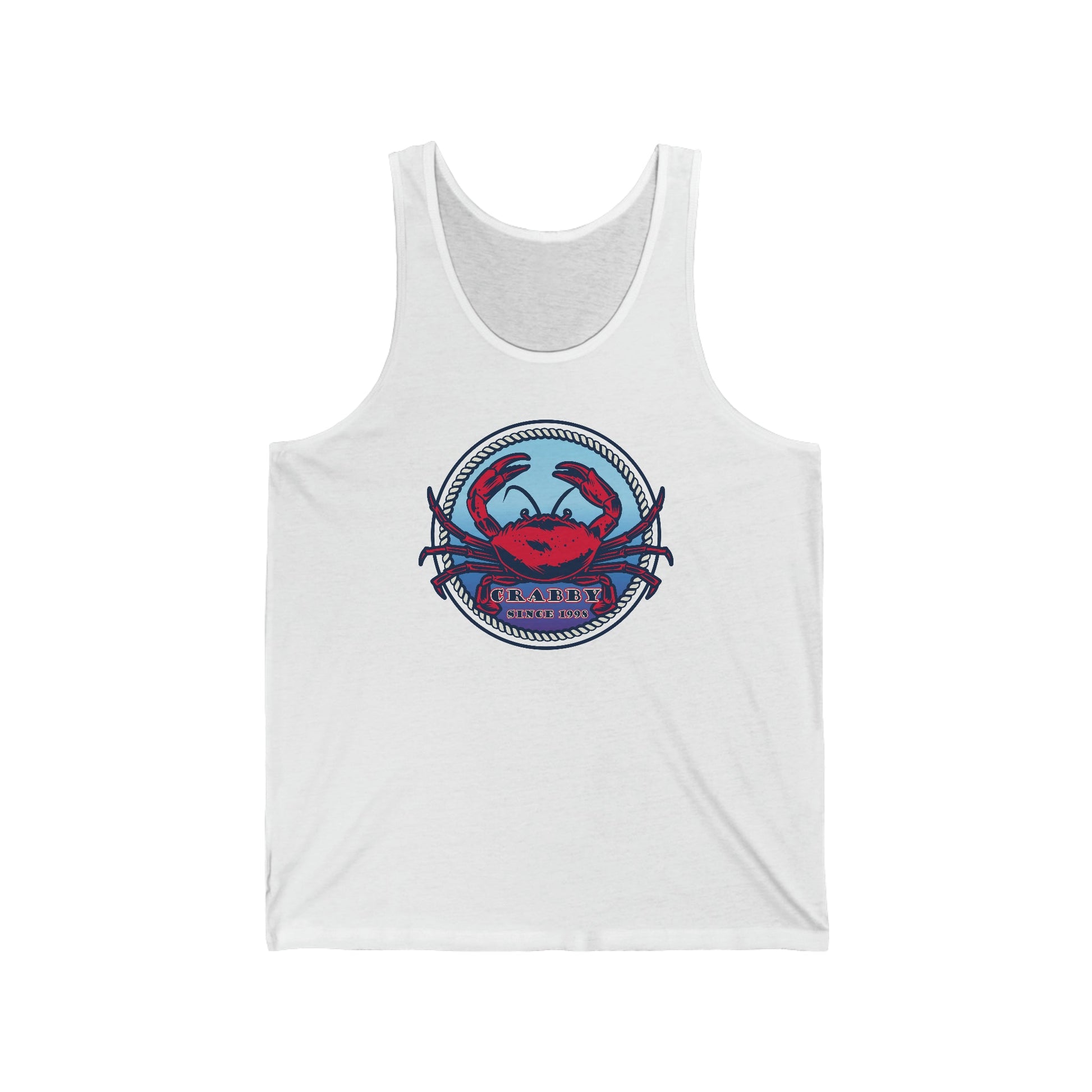 Crabby Crab - Unisex Jersey Tank - Ohio Custom Designs & Apparel LLC