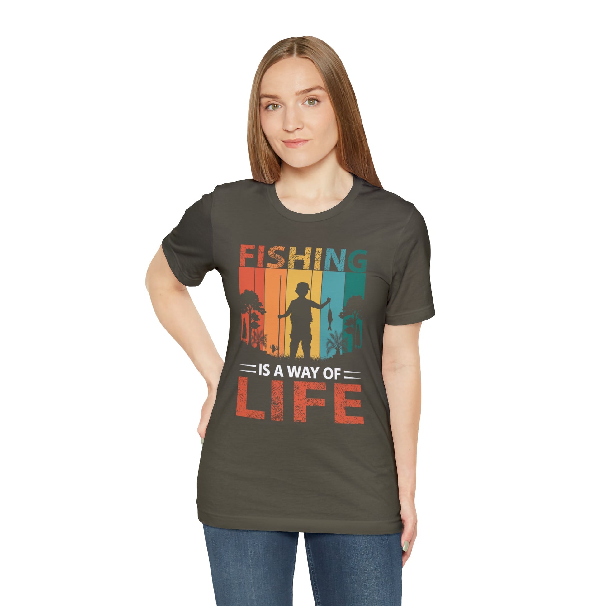 Fishing is a Way of Life - Unisex Jersey Short Sleeve T-Shirt - Ohio Custom Designs & Apparel LLC