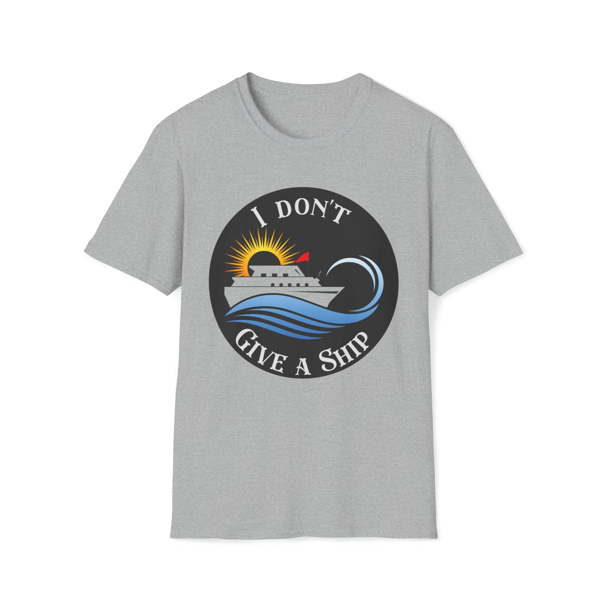 I don't Give A Ship - Unisex Softstyle T-Shirt - Ohio Custom Designs & Apparel LLC
