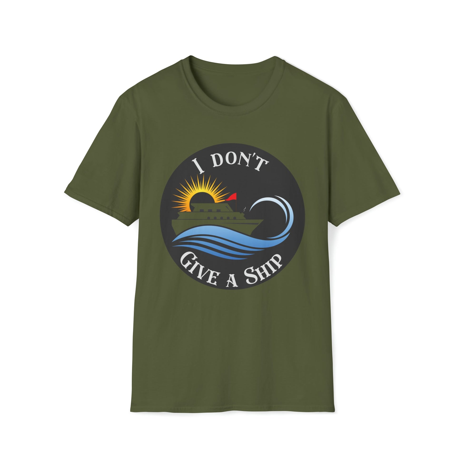 I don't Give A Ship - Unisex Softstyle T-Shirt - Ohio Custom Designs & Apparel LLC