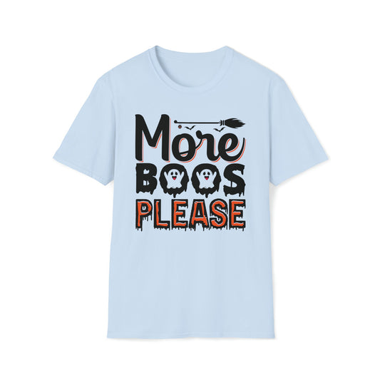 More BOOS Please - Unisex Softstyle T-Shirt - Ohio Custom Designs & Apparel LLC