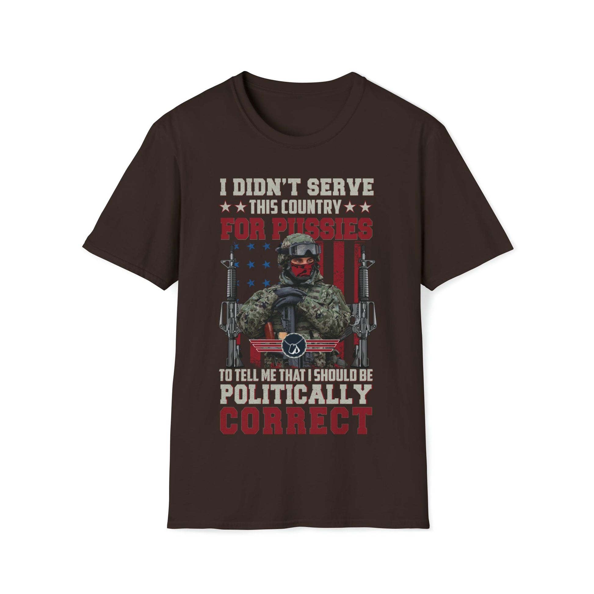 Proud Veteran - Unisex Softstyle T-Shirt - Ohio Custom Designs & Apparel LLC