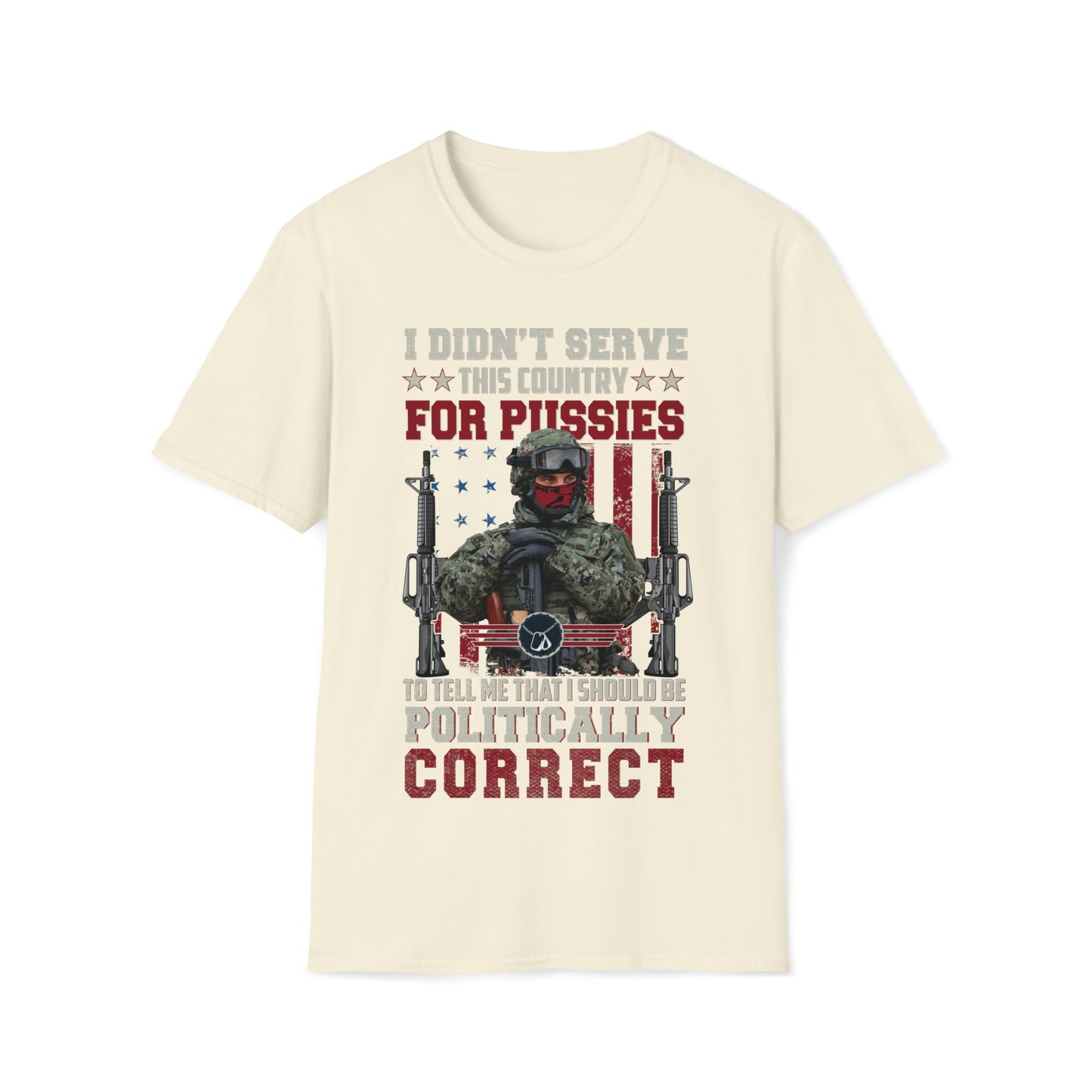 Proud Veteran - Unisex Softstyle T-Shirt - Ohio Custom Designs & Apparel LLC