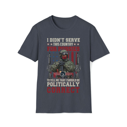 Proud Veteran - Unisex Softstyle T-Shirt - Ohio Custom Designs & Apparel LLC