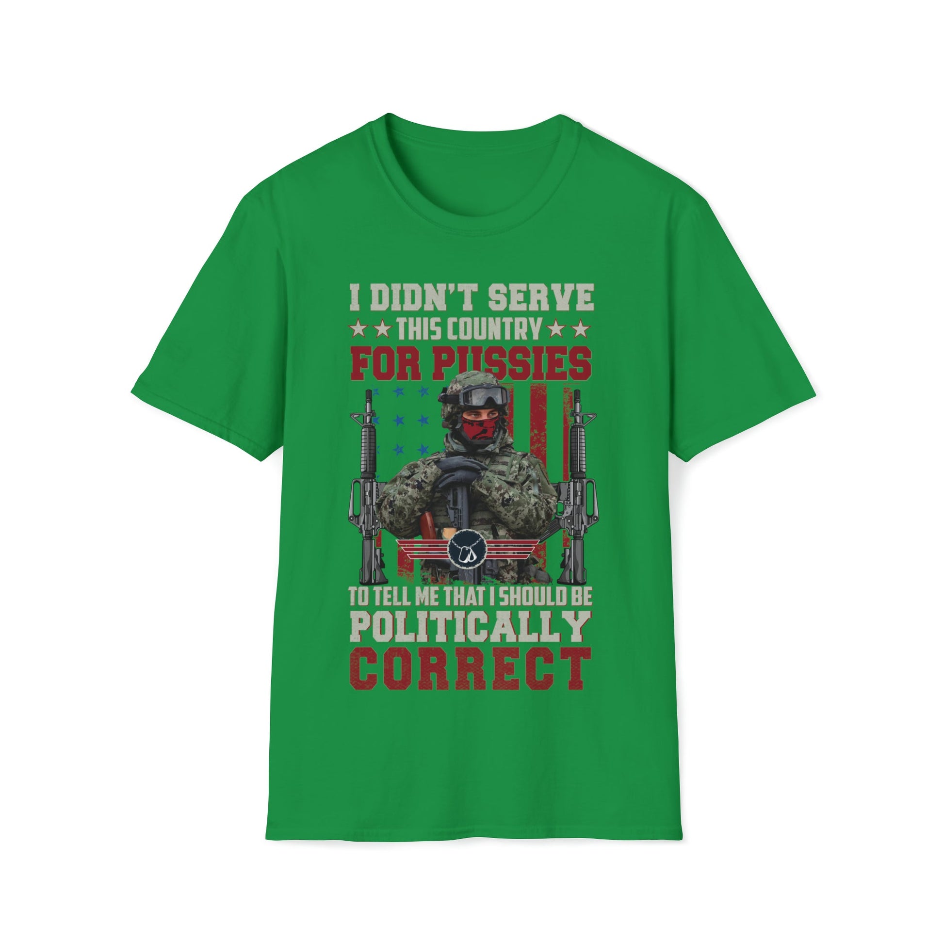 Proud Veteran - Unisex Softstyle T-Shirt - Ohio Custom Designs & Apparel LLC