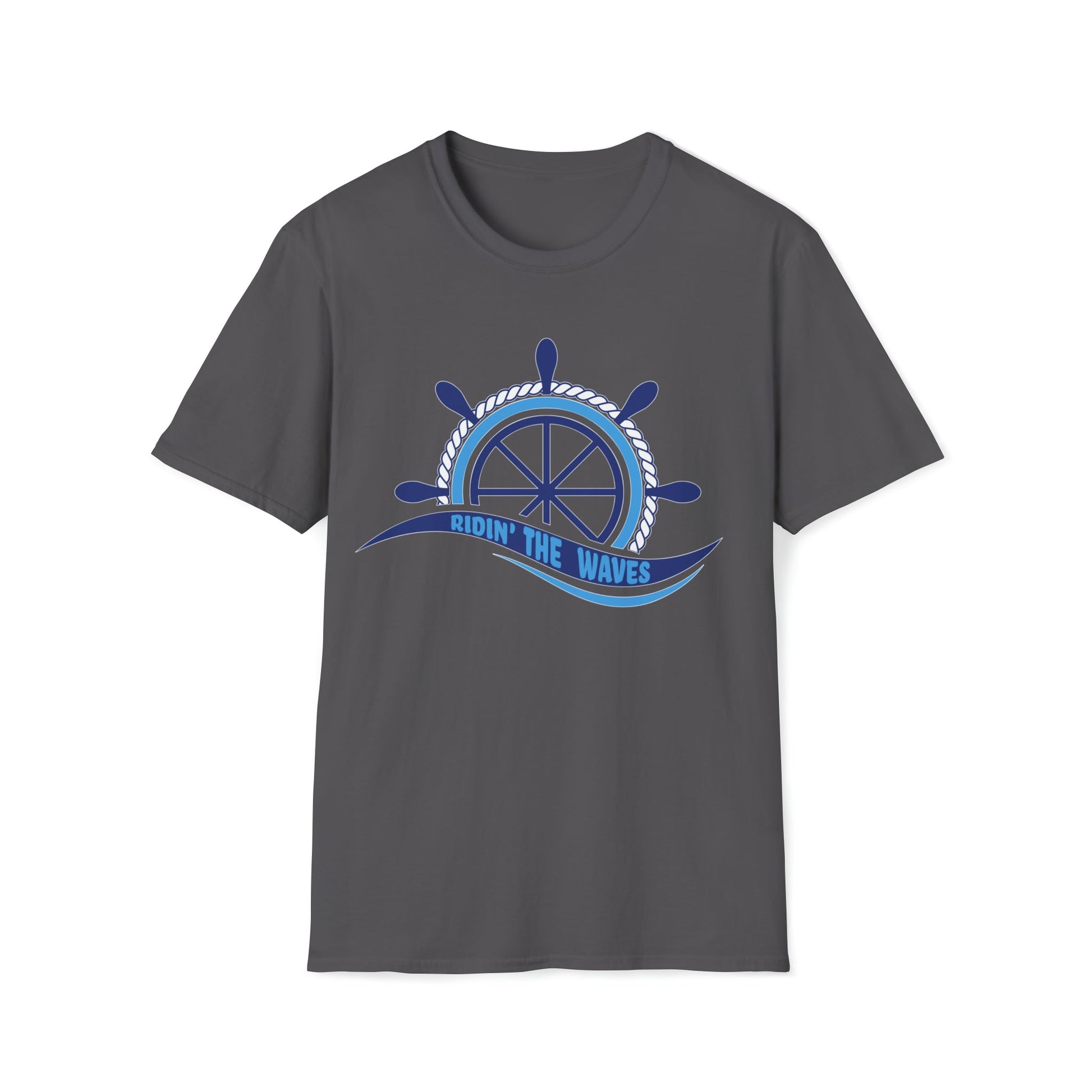 Ridin' the Waves - Unisex Softstyle T-Shirt - Ohio Custom Designs & Apparel LLC