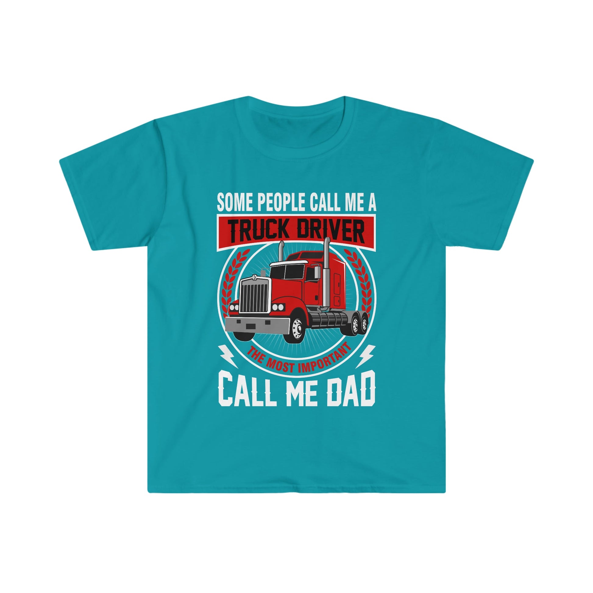 Trucker Dad - Unisex Softstyle T-Shirt - Ohio Custom Designs & Apparel LLC