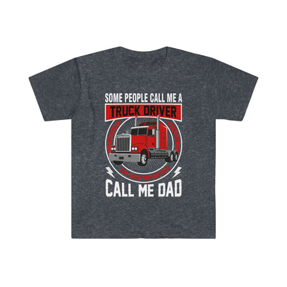 Trucker Dad - Unisex Softstyle T-Shirt - Ohio Custom Designs & Apparel LLC