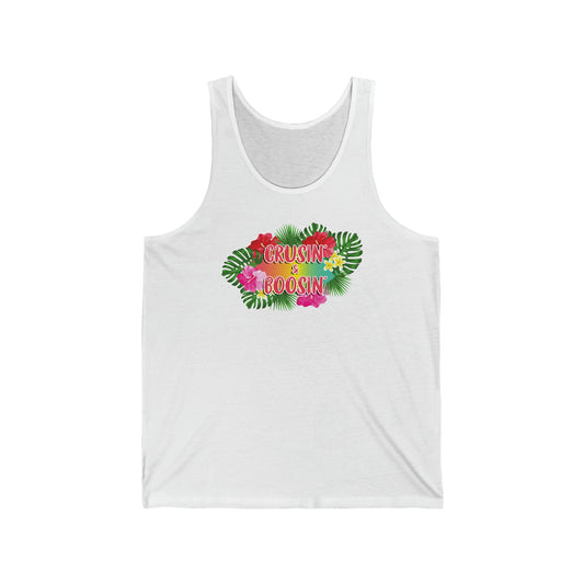 Women's Cruisin' and Boosin' - Unisex Jersey Tank - Ohio Custom Designs & Apparel LLC